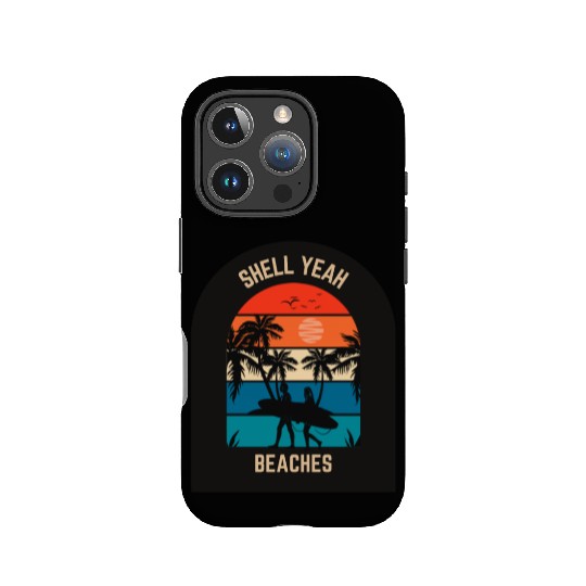 Beach Lover Shell Yeah Beaches Summer Holidays Sea IPhone Cases