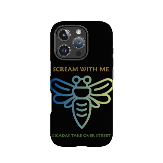 Wildlife Animal Lover Gift Fascinating Cicada-Art IPhone Cases
