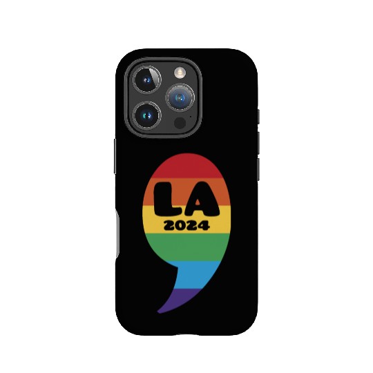 Comma La Rainbow LGBTQ Kamala Harris IPhone Cases