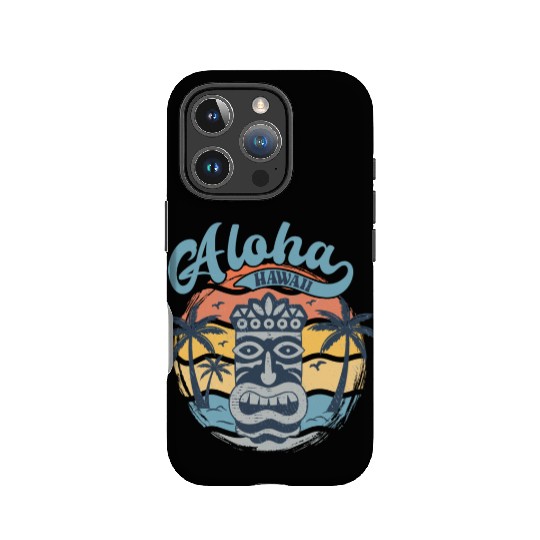 Vintage Beach Aloha Hawaii IPhone Cases