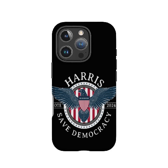 Kamala Harris Save Democracy Vote 2024 IPhone Cases