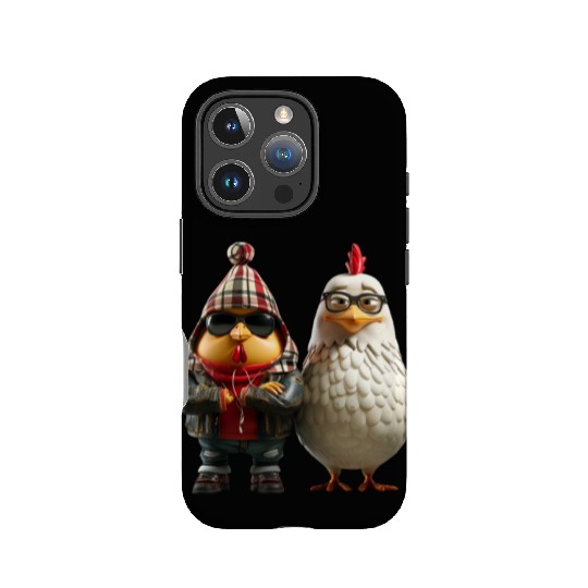Hip chickens in cool streetwear IPhone Cases