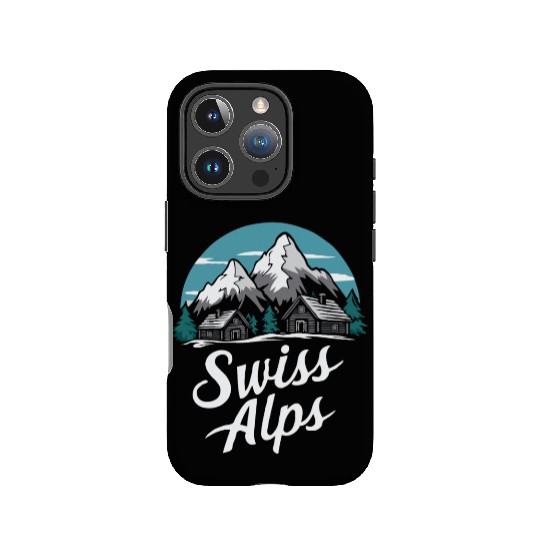 Swiss Alps Switzerland. IPhone Cases