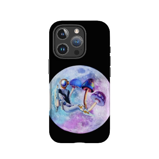 Astronaut with mushrooms IPhone Cases