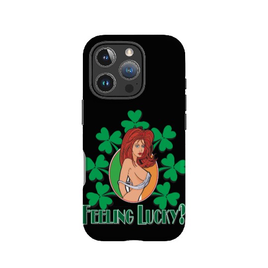 Feeling Lucky Girl IPhone Cases