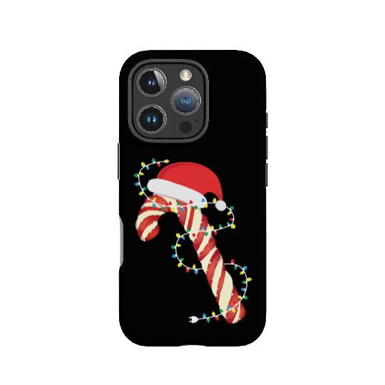 Christmas Candy Cane Santa Xmas Kids Toddler Youth IPhone Cases