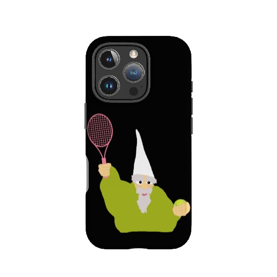 Crawly Gnome Tiny Green Wizard, Funny Green Gnome IPhone Cases
