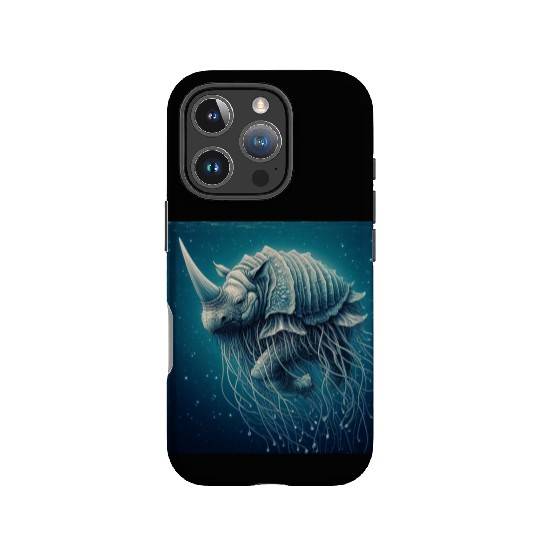 The jellyfish-rhino IPhone Cases