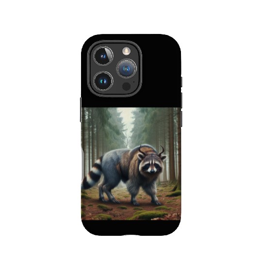 The raccoon-buffalo IPhone Cases