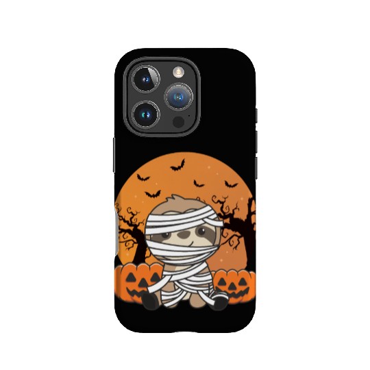 Sloth Mummy Pumpkin Sloths Happy Halloween IPhone Cases