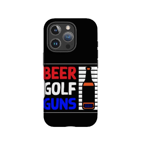Beer Golf Guns IPhone Cases