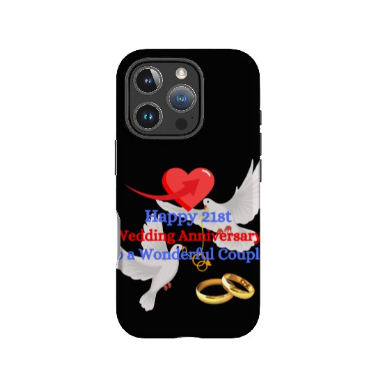 Wedding Anniversary 21st IPhone Cases
