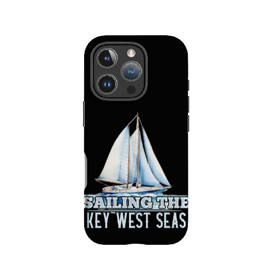 West Keys SAILING THE KEY-WEST SEAS Sailor IPhone Cases
