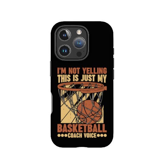 This Is Just My Basketball Coach Voice 1 IPhone Cases