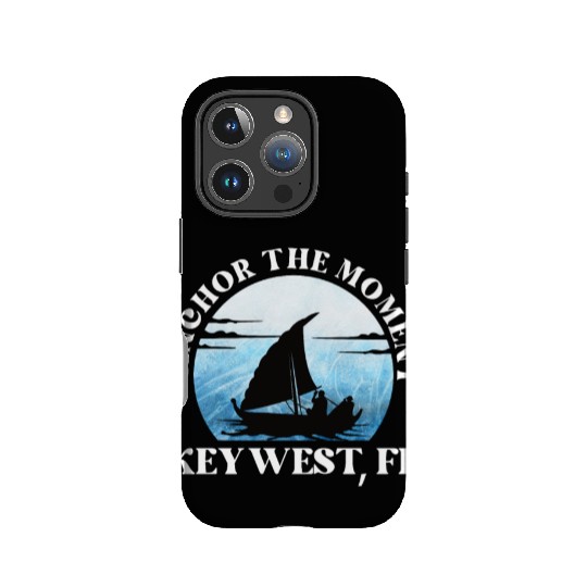 Florida ANCHOR THE MOMENT KEY-WEST, FL Vintage IPhone Cases