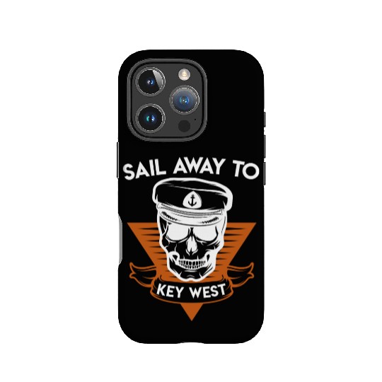 Florida Keys SAIL AWAY TO KEY-WEST Sailing Outfit IPhone Cases