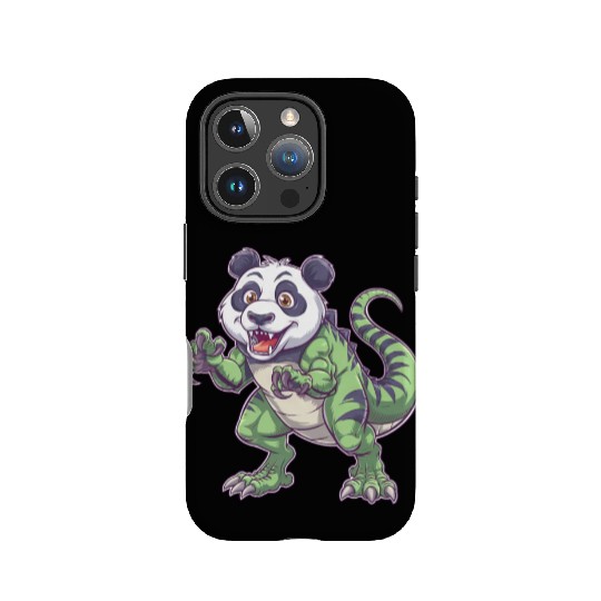 Dino dinosaur T-Rex panda fantasy creature quirky IPhone Cases