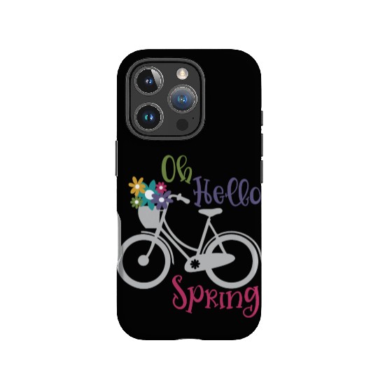Oh Hello Spring Cycle Flower Season IPhone Cases