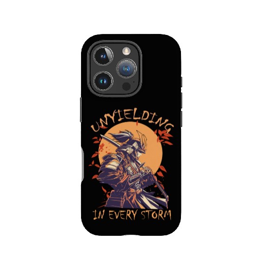 Unyielding In Every Storm Japanese Warrior Samurai IPhone Cases