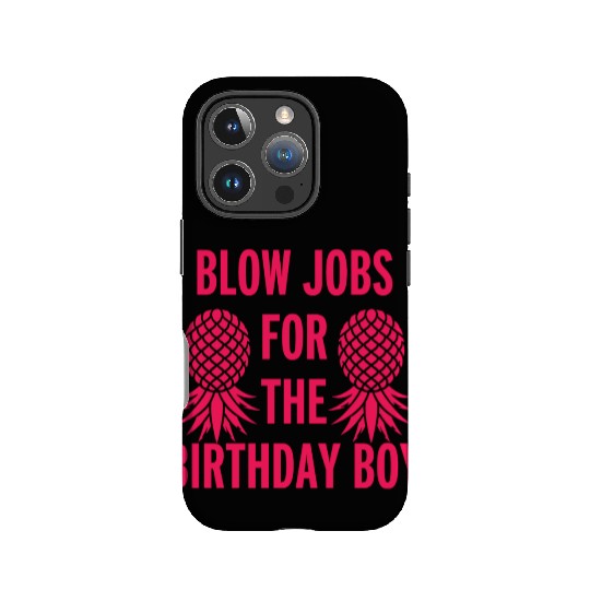 Neon Blow Jobs for the Birthday Boy IPhone Cases