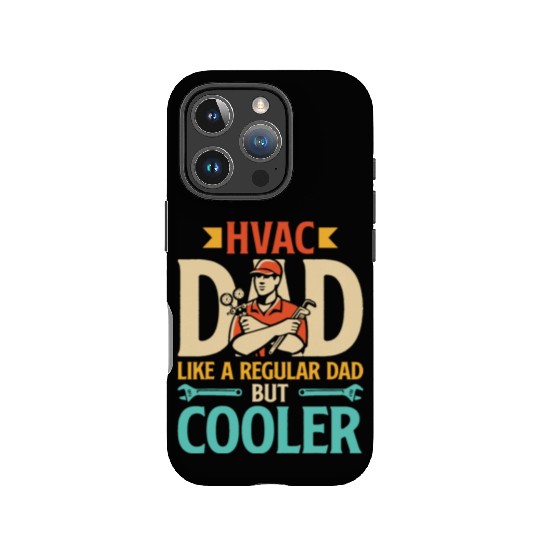 HVAC Dad But Cooler Mens HVAC Technician Father IPhone Cases