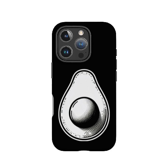 Avocado minimalist avocados design food art 6 IPhone Cases
