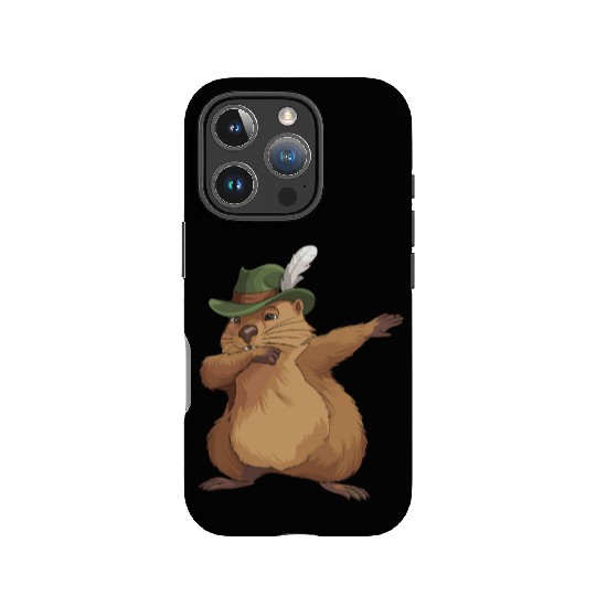 Groundhog Marmot for a Marmot lover groundhog fan IPhone Cases