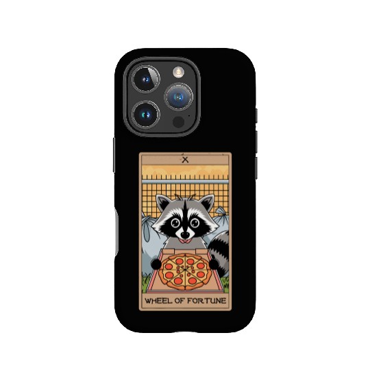 Wheel of Fortune Raccoons Tarot Card IPhone Cases