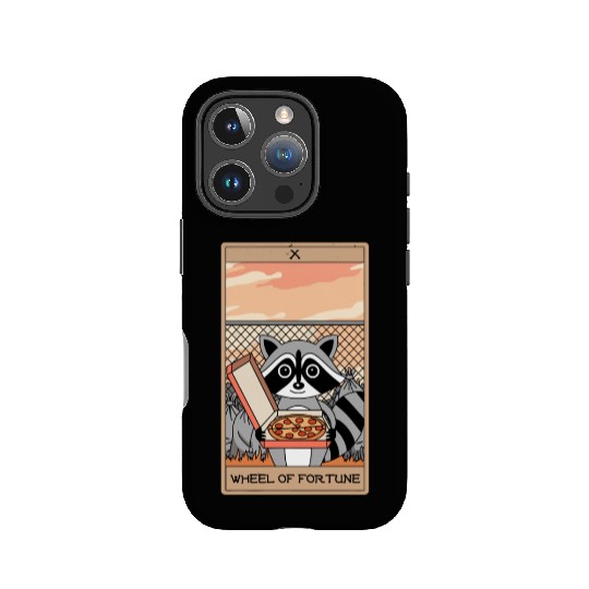 Wheel of Fortune Raccoons Tarot Card IPhone Cases