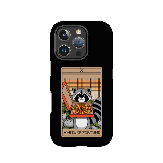 Wheel of Fortune Raccoons Tarot Card IPhone Cases