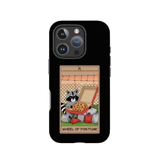 Wheel of Fortune Raccoons Tarot Card IPhone Cases