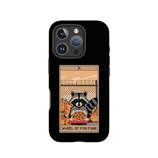 Wheel of Fortune Raccoons Tarot Card IPhone Cases