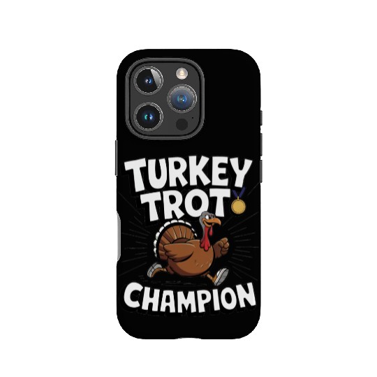 Funny Turkey Trot Running Thanksgiving Champion IPhone Cases