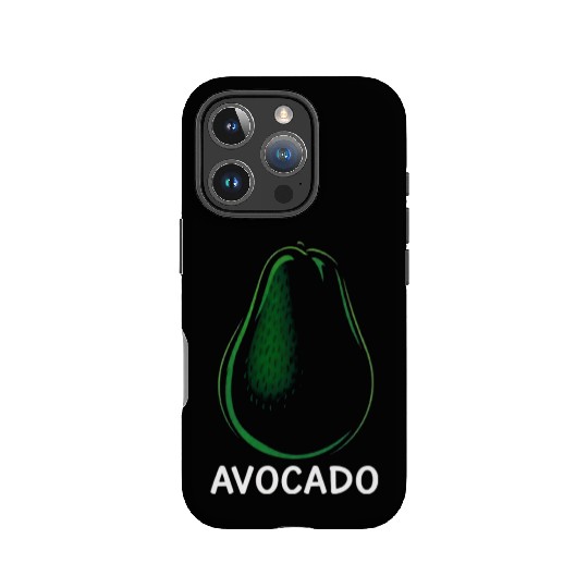 Avocado food art vegan design 9 IPhone Cases
