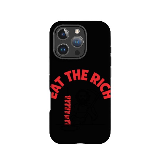 Eat The Rich Döner Kebab Parody Design IPhone Cases