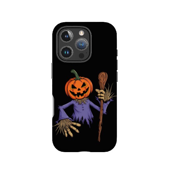 Spooky Halloween Scarecrow IPhone Cases