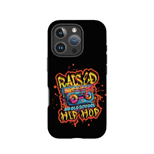 Raised On Old School Hip Hop - Music IPhone Cases
