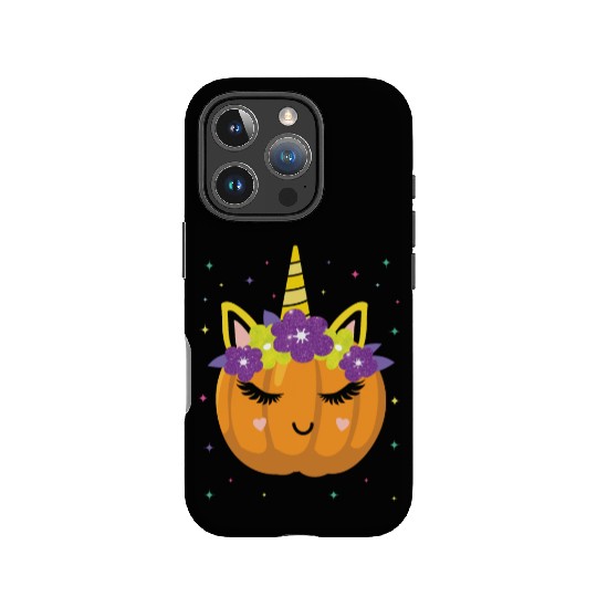 Cute Unicorn Pumpkin Halloween Costume IPhone Cases