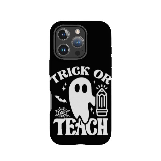 Trick or Teach - Groovy Halloween Teacher IPhone Cases