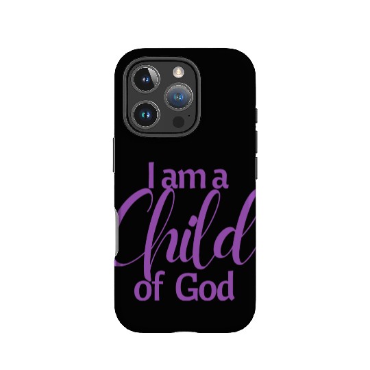 I am a child of God affirmation IPhone Cases