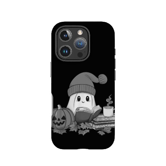 Cute Teacher Ghost Reading Book Lovers Halloween IPhone Cases