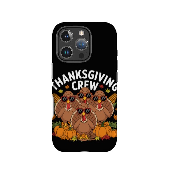 Thanksgiving Crew Turkey Sunglasses Fun IPhone Cases