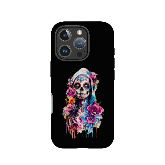 Santa Muerte Saint Mexican Folklore Dead Skull IPhone Cases