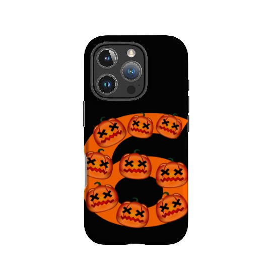 Number Six - Halloween Costume Pumpkin IPhone Cases