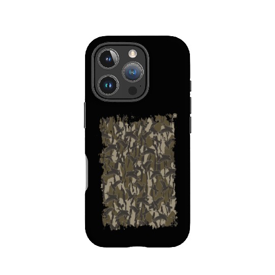 Waterfowl Hunting Camo Duck Hunters Bottomland Cam IPhone Cases