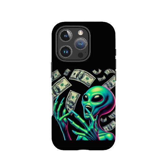 Alien Money Splash IPhone Cases