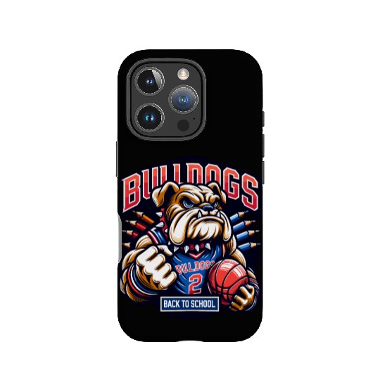 Bulldogs Mascot Back To School Team Spirit IPhone Cases