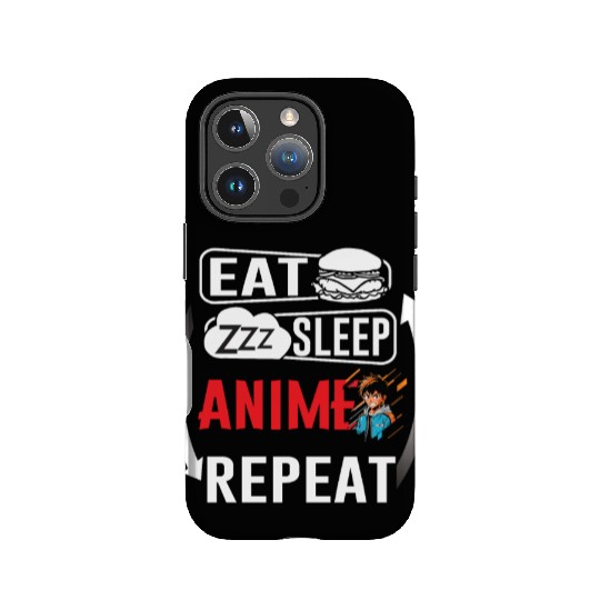 Eat Sleep Anime Repeat Ramen Kawaii Japanese Manga IPhone Cases