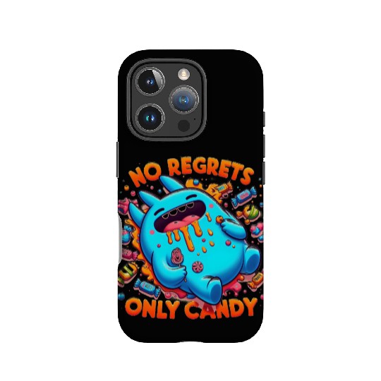 Disneyland Stitch Halloween No Regrets Only Candy IPhone Cases