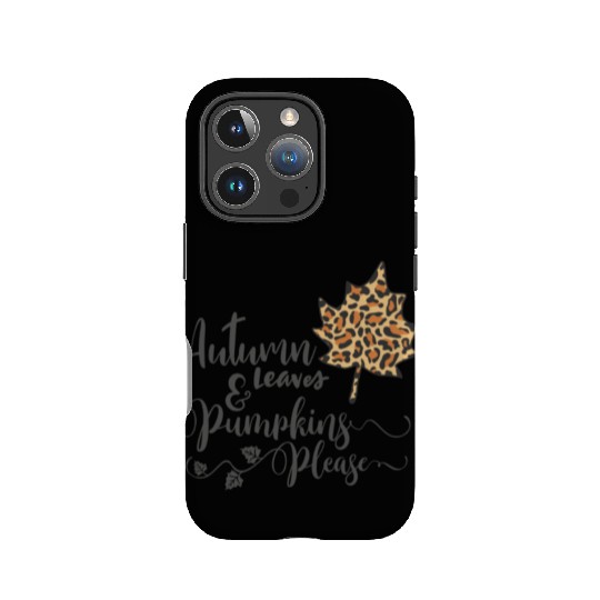 AUTUMN LEAVES AND PUMKINS PLEASE CLOTHING IPhone Cases